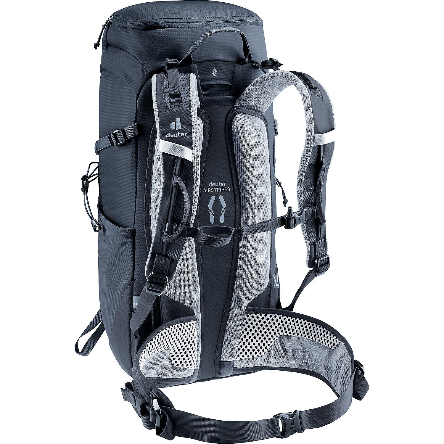 Zaino Deuter Trail 22 SL 22L Donna, Nero, Airstripes, Schienale corto 2/7