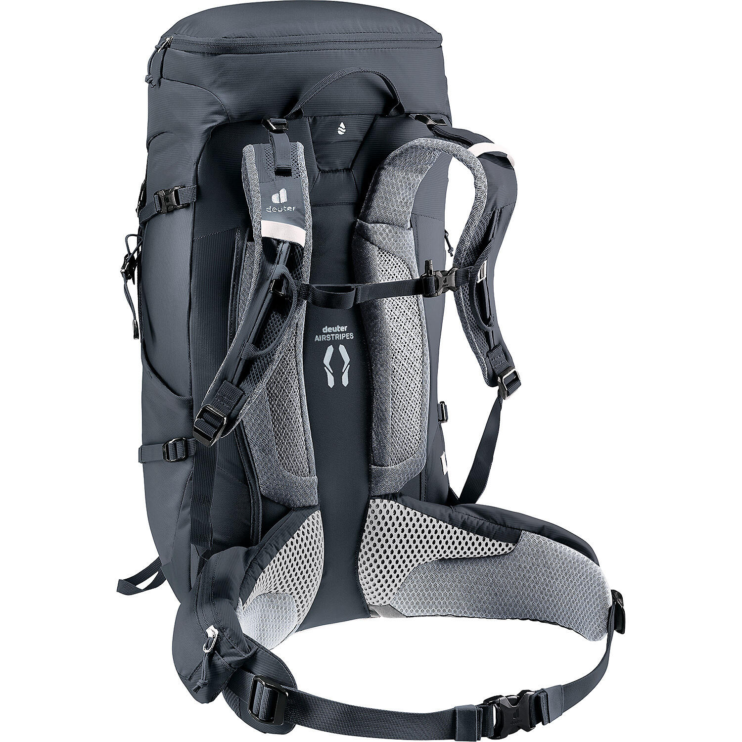 Mochila Deuter Trail Pro 34 SL mujer 34 L negra Airstripes materiales reciclados 2/7