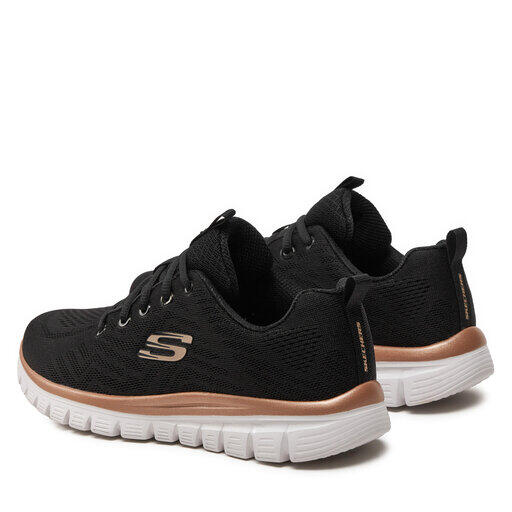 Pantofi sport femei Skechers Get Connected, Negru