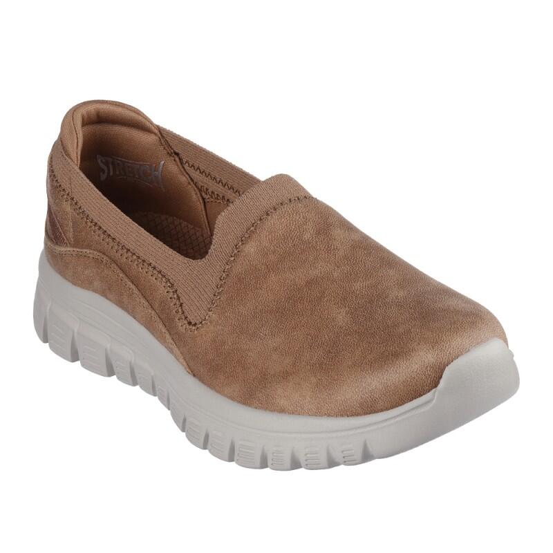 Zapatillas Mujer Skechers Slip-on Graceful - Leaning I Marrón 5/5