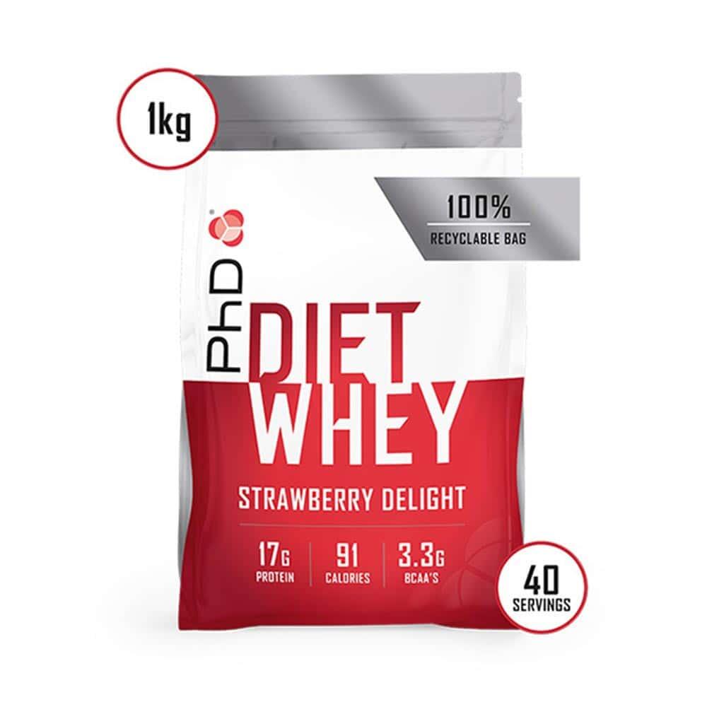 PHD NUTRITION Afslankende Proteïnen - Phd Dieetwei (1 Kg) - Aardbei