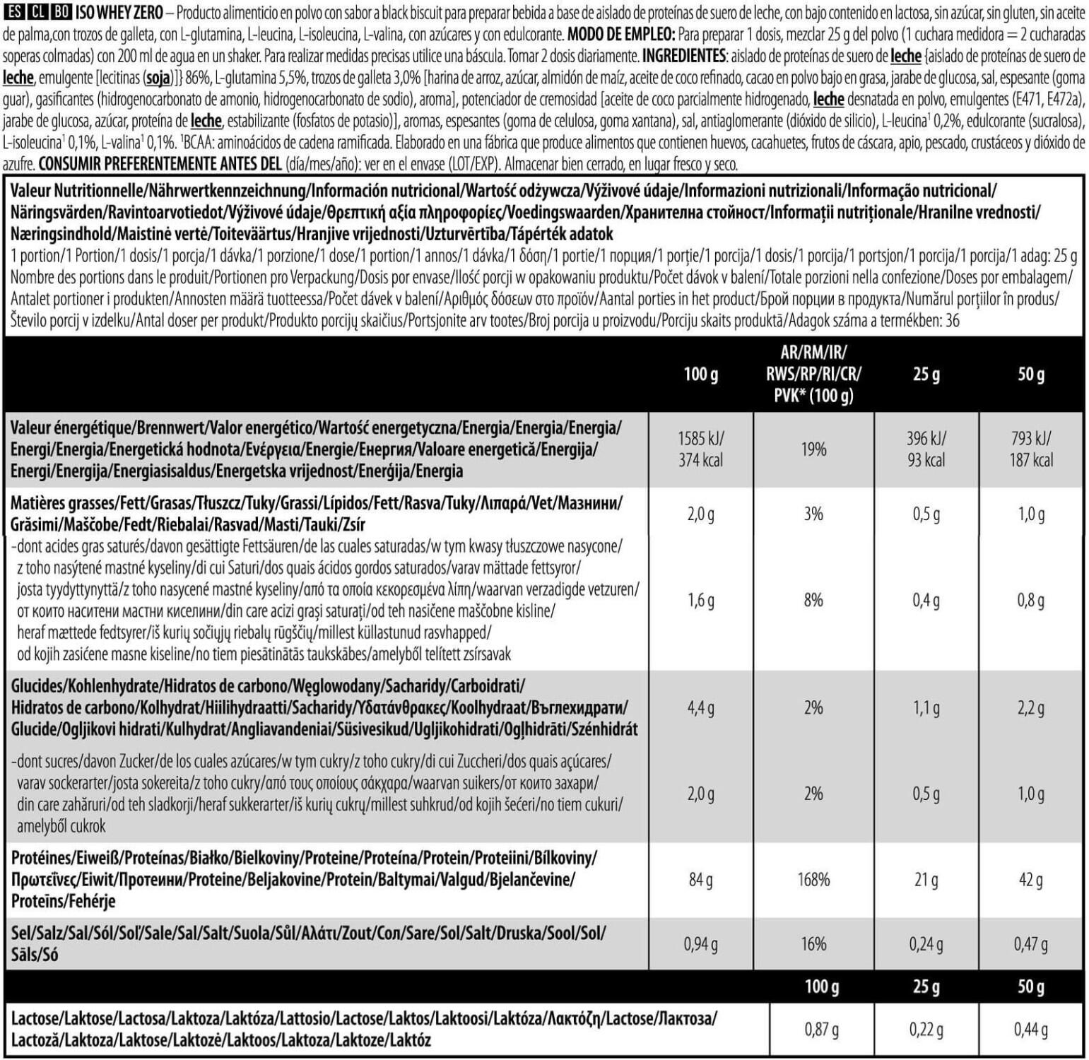 ISO Whey Zero - 908g Black Cookies de Biotech USA 4/5