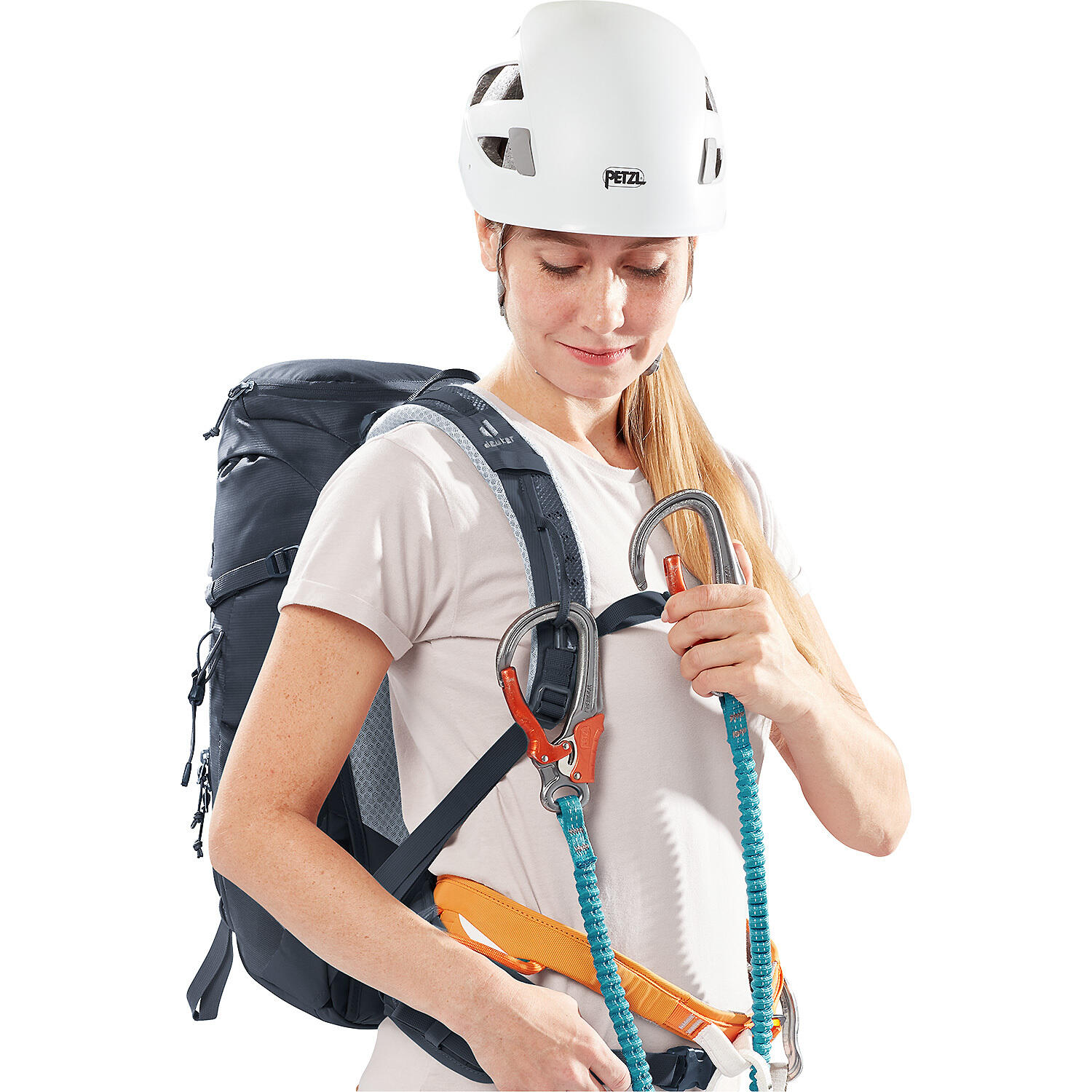 Mochila Deuter Trail 16 SL mujer 16 L negra Airstripes armazón Delrin® en U 6/7