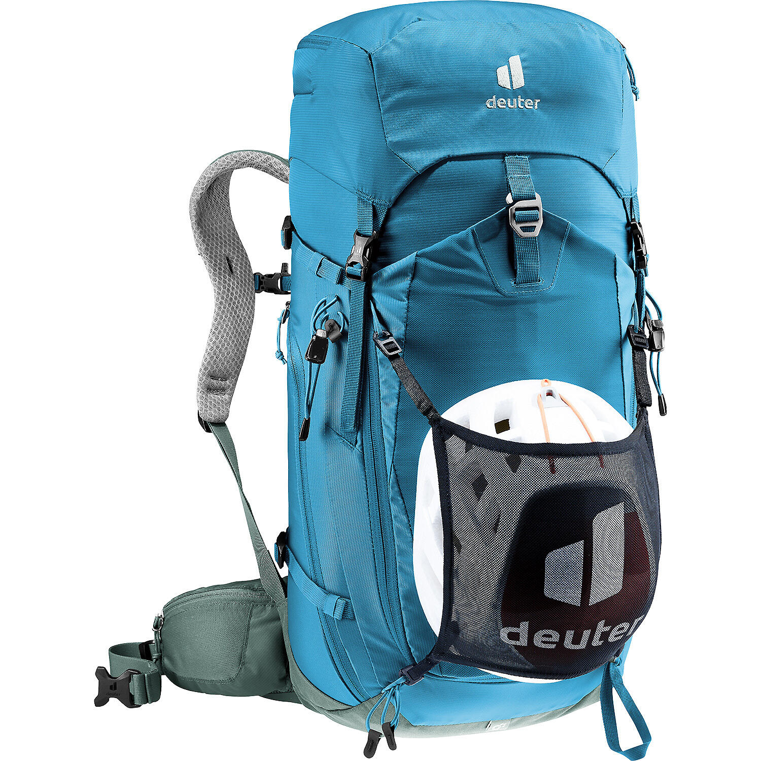 Sac randonnée Deuter Trail Pro 36 Wire Ivy 36 L Airstripes ventilé cadre acier 3/7