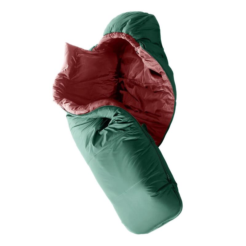 Śpiwór dziecięcy Deuter Stralight Pro (130–170 cm) - seagreen/redwood