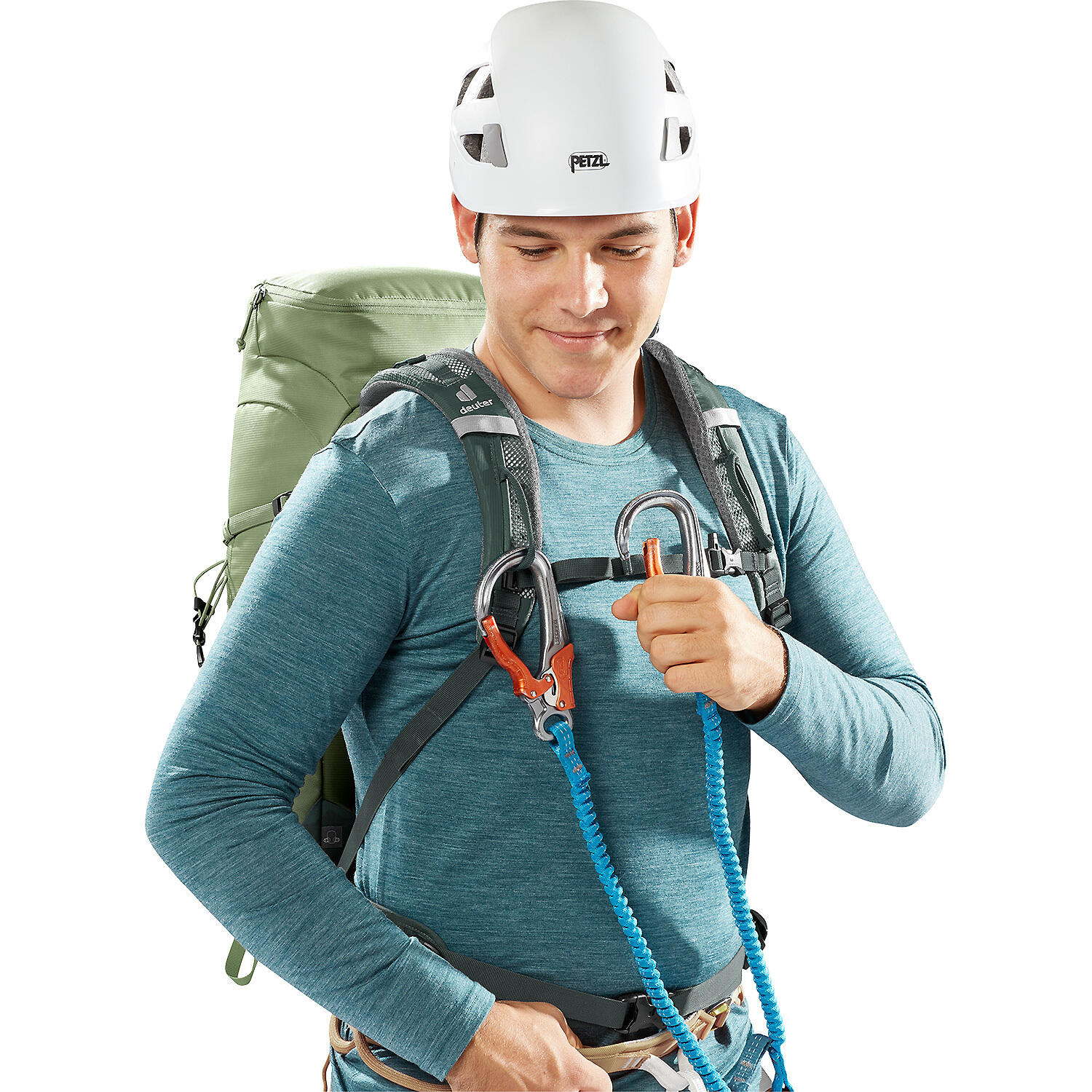 Sac à dos Deuter Trail 24 Grove Ivy 24 L ventilé Airstripes PFAS free recyclé 5/7