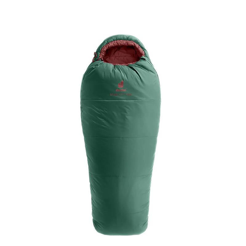 Śpiwór dziecięcy Deuter Stralight Pro (130–170 cm) - seagreen/redwood