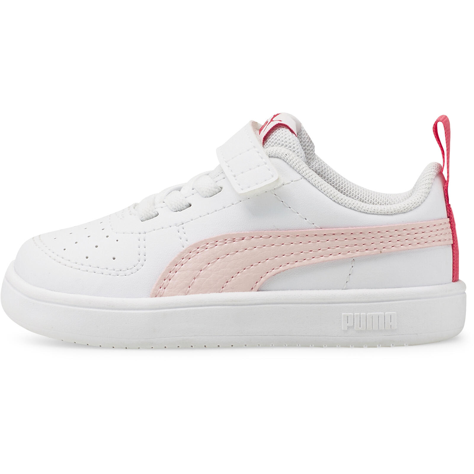 Pantofi sport copii Puma Rickie Inf, Alb