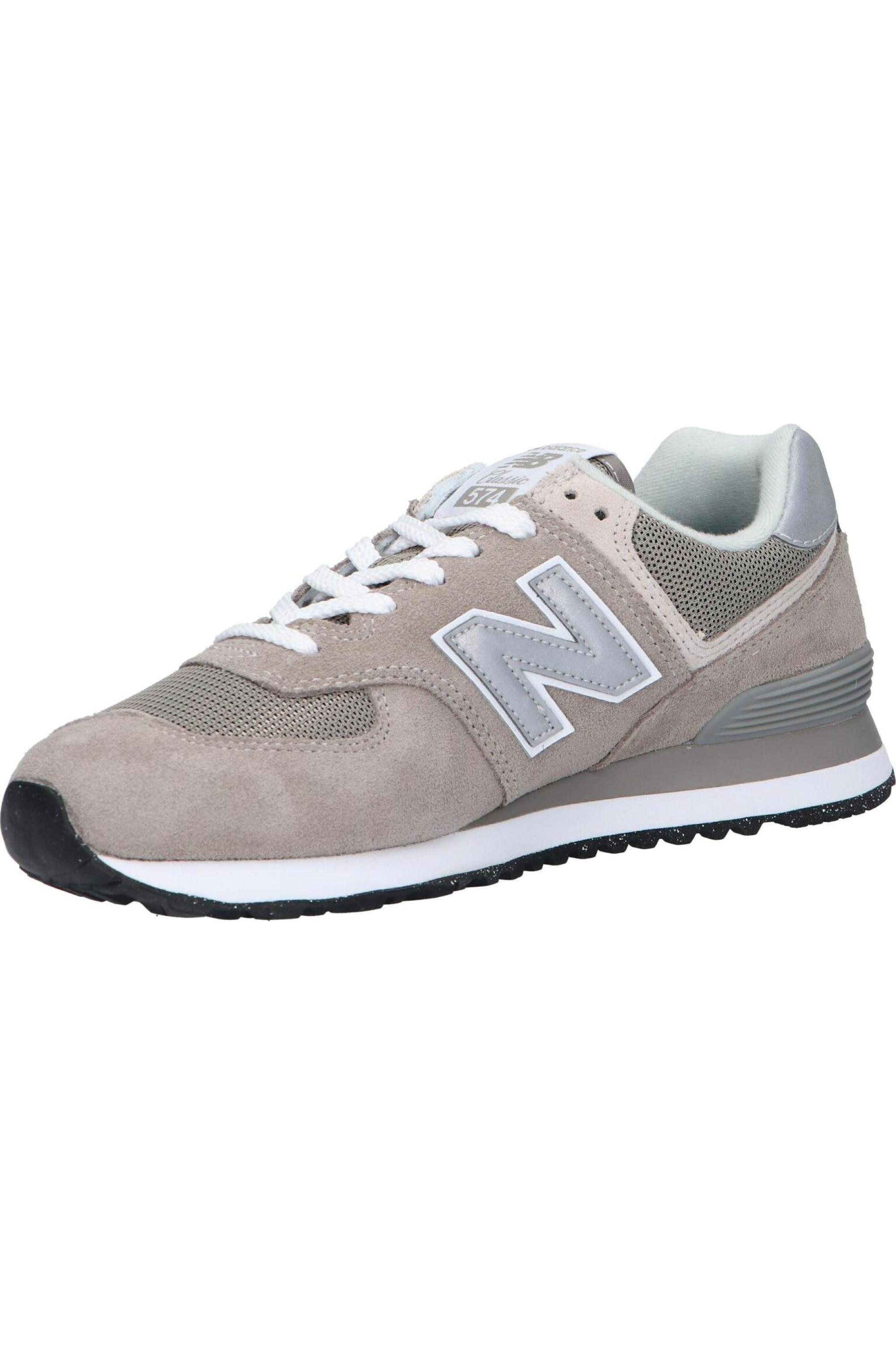 New Balance 574 Grey White 3/5
