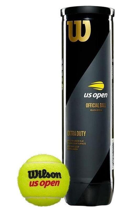 WILSON US Open zwart - blik 4 tennisballen 2/3