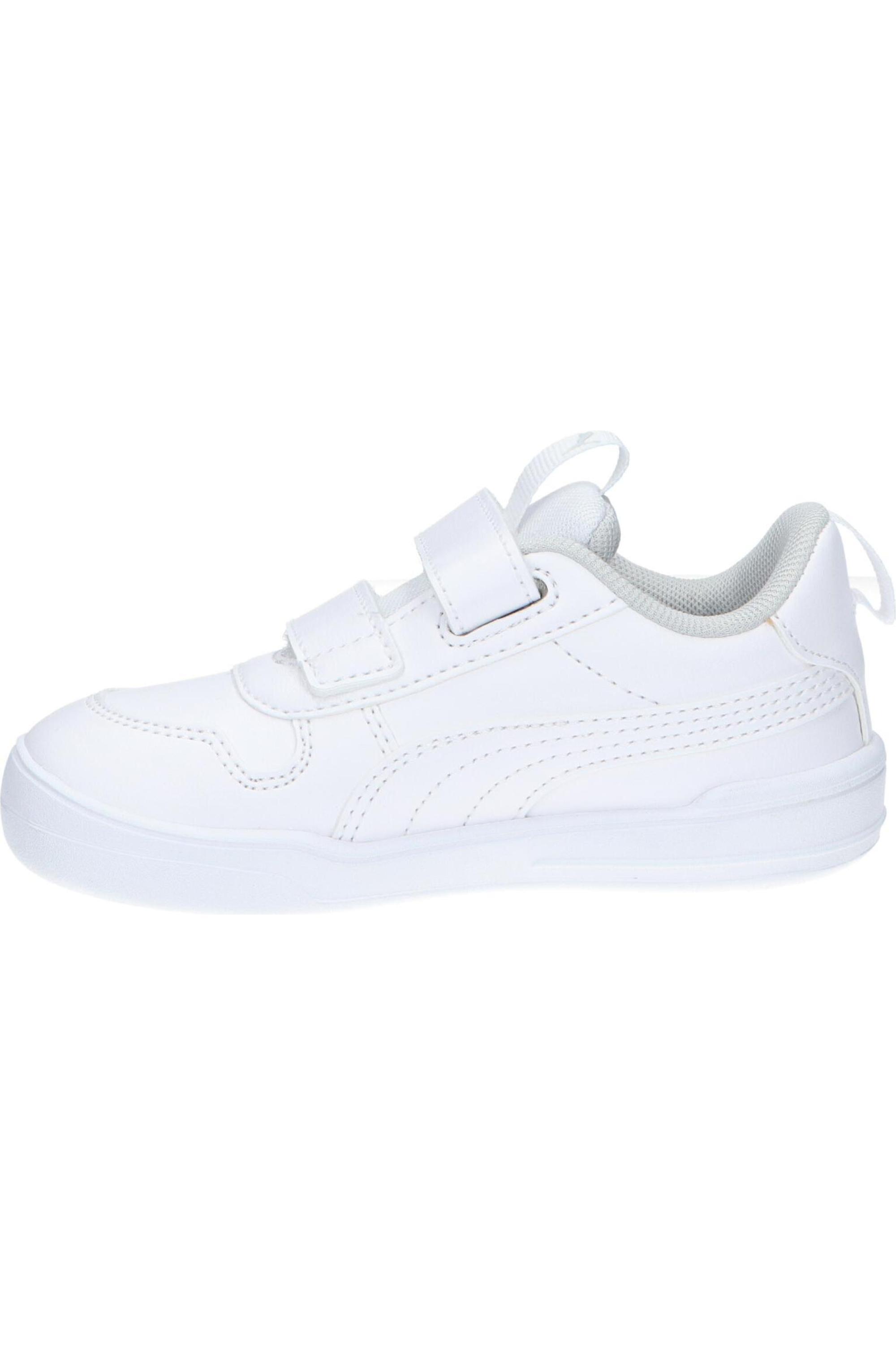 Zapatillas Casual Infantil Para Niños Puma Multiflex SL V Color Blanco-380741-06 4/7