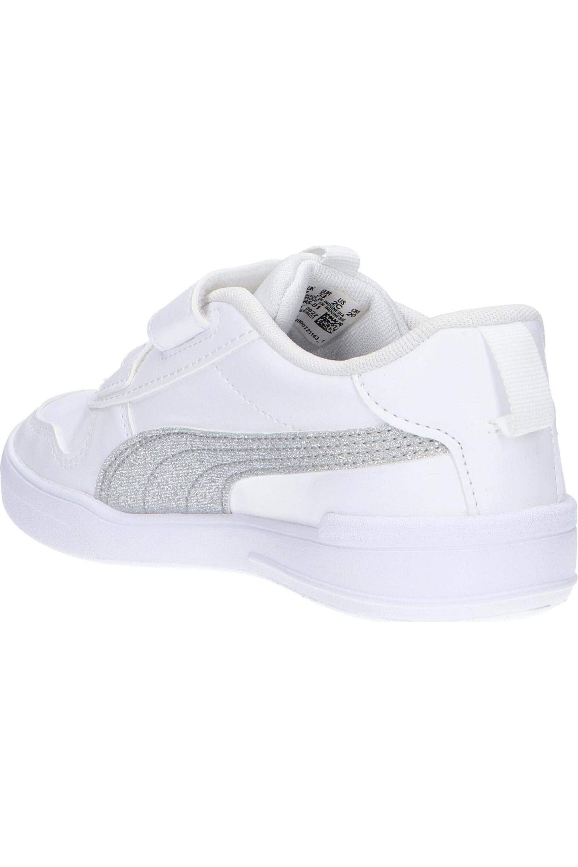 PUMA MULTIFLEX GLITZ FS V PS. Blanco-plata 384885 01 5/5