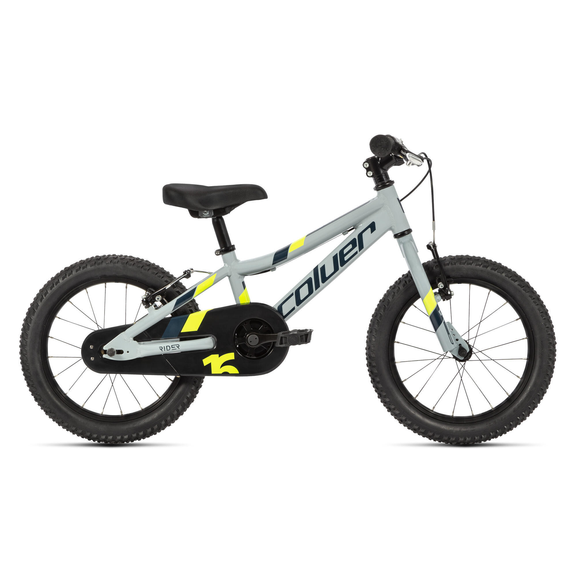 BICICLETA INFANTIL 16" COLUER RIDER SS VB CINZA