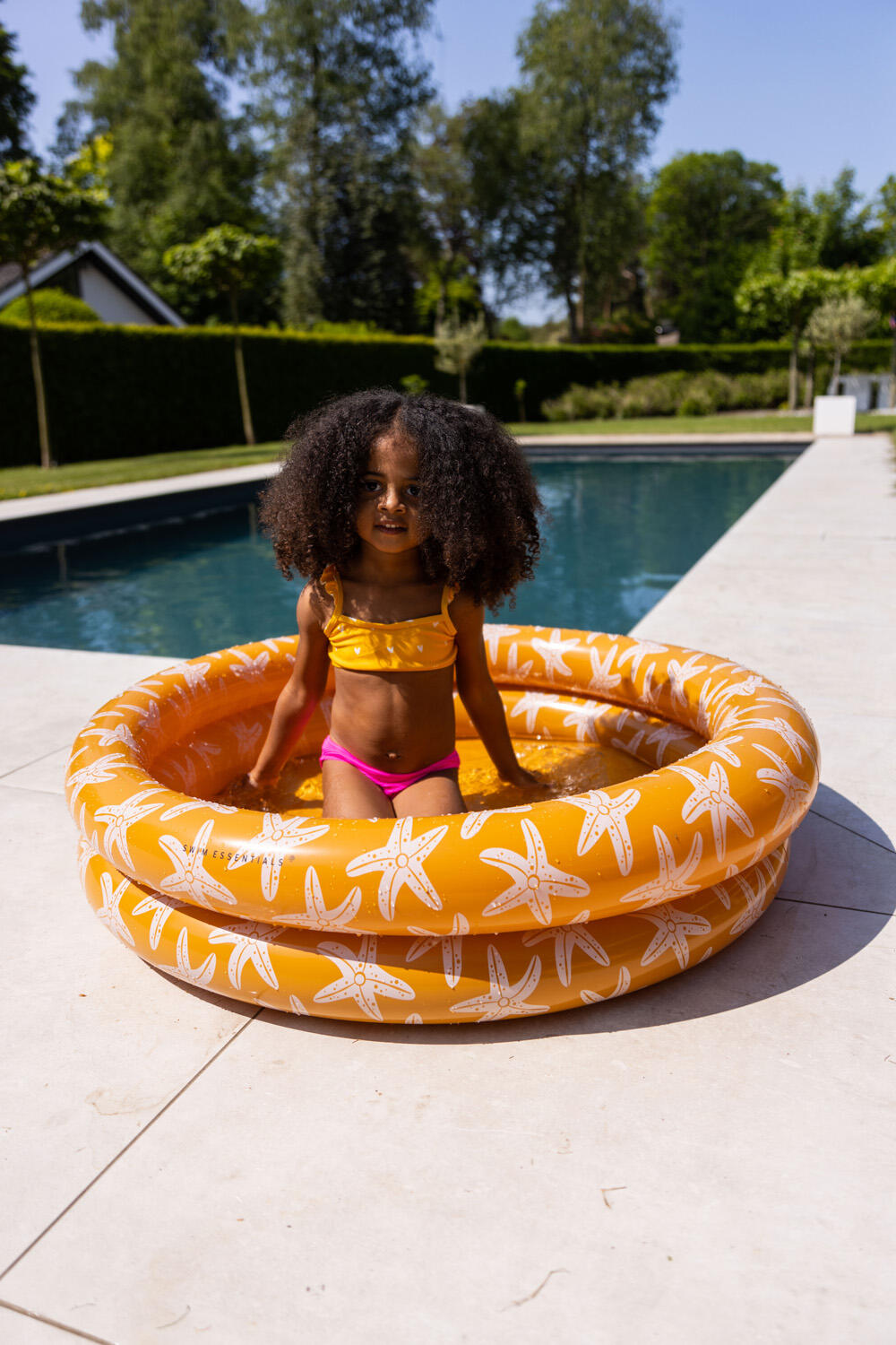 Piscine pour enfants - Orange - Seastar -  Ø 100 cm 3/5