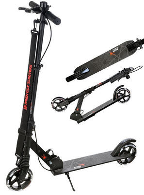 Opvouwbare scooter 145mm schokabsorptie rem verlichting op wielen destruct