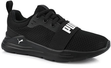 Dziecięce buty sportowe sneakersy lekkie czarne PUMA WIRED RUN PS
