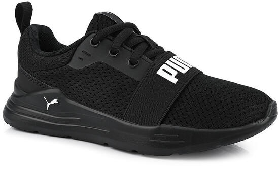 Dziecięce buty sportowe sneakersy lekkie czarne PUMA WIRED RUN PS