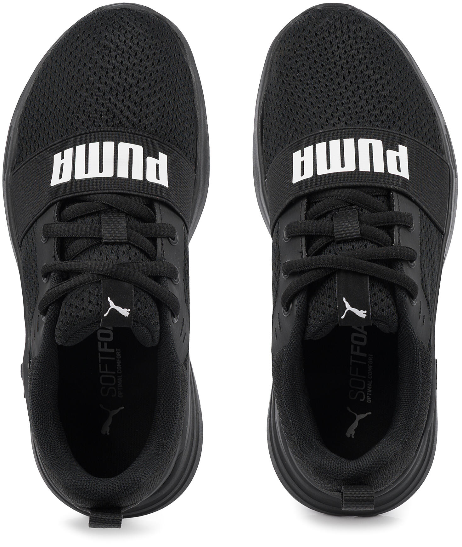 Dziecięce buty sportowe sneakersy lekkie czarne PUMA WIRED RUN PS 7/7