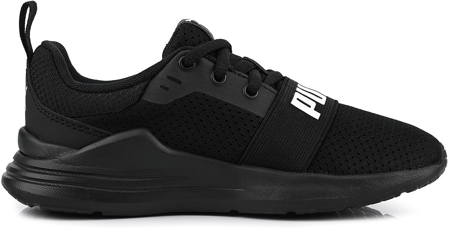 Dziecięce buty sportowe sneakersy lekkie czarne PUMA WIRED RUN PS 3/7