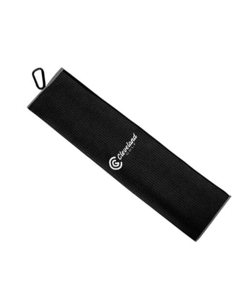 CLEVELAND GOLF Cleveland Golf Bag Towell, Toalla de golf, Negro