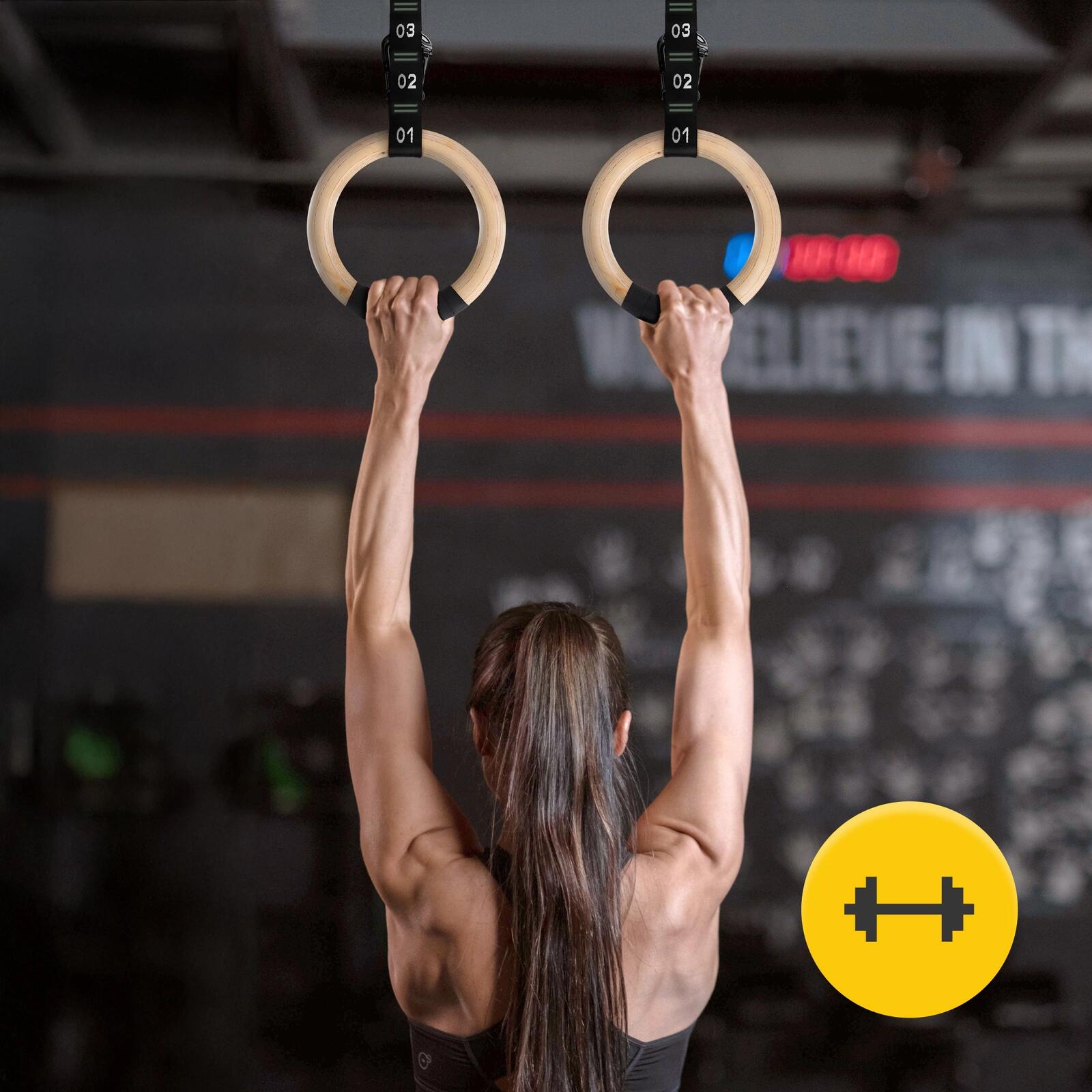 ABS Turnringe nummeriert Gymnastikringe Calisthenics Krafttraining 4FIZJO 7/7