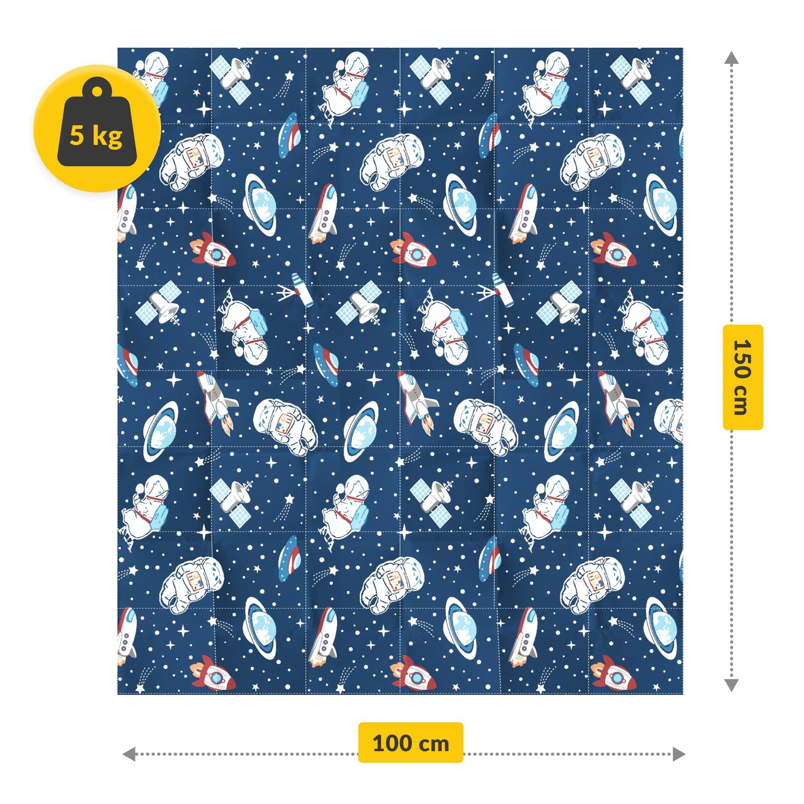 Gewichtsdecke für Kinder 5 kg 100 x 150 cm 7/7