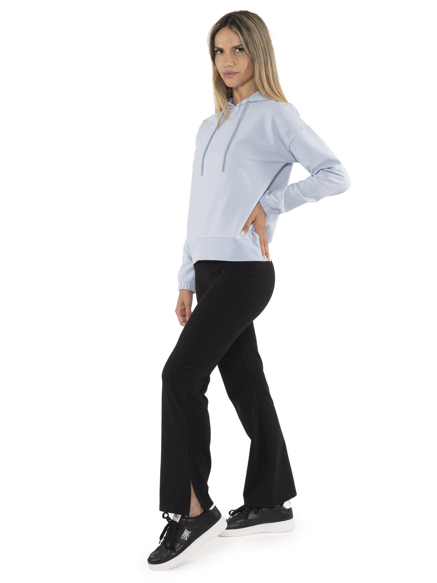 Leone 1947 Never Without Damskie rozciągliwe bawełniane legginsy z rozcięciami