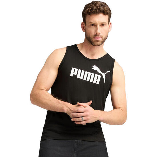 Maillot de corps Puma Ess No. 1 Logo Tank, Noir, Hommes
