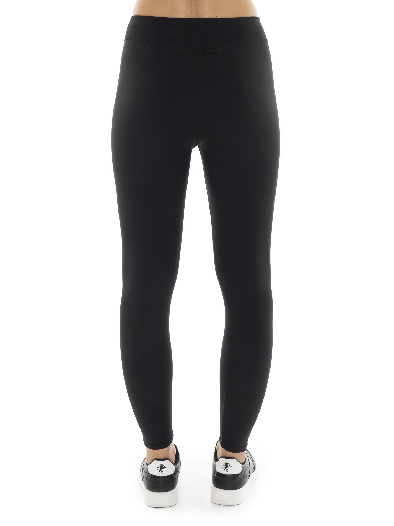 Leggings Damen Leone 1947 Apparel Gold Nylon Logo Nieten 4/5