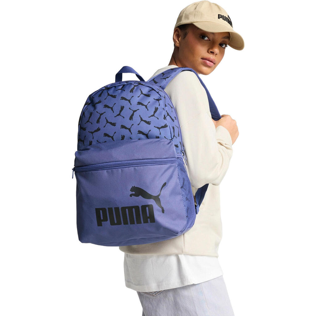Backpack Puma Phase Aop Backpack 22L, Blue, Unisex