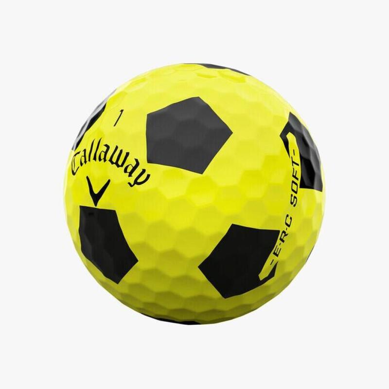 Boite de 12 Balles de Golf Callaway ERC Soft Truvis Yellow