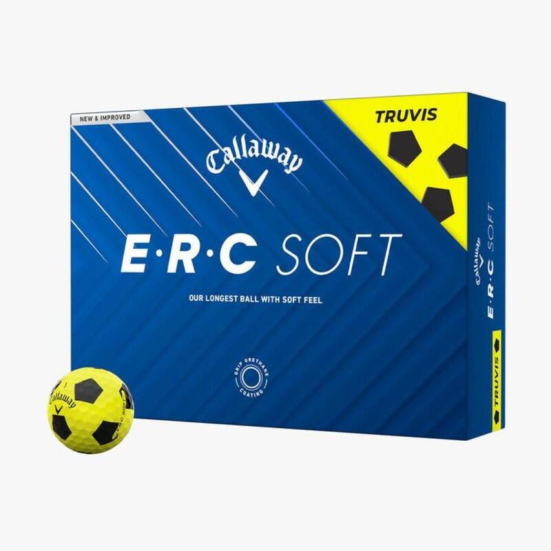 Boite de 12 Balles de Golf Callaway ERC Soft Truvis Yellow