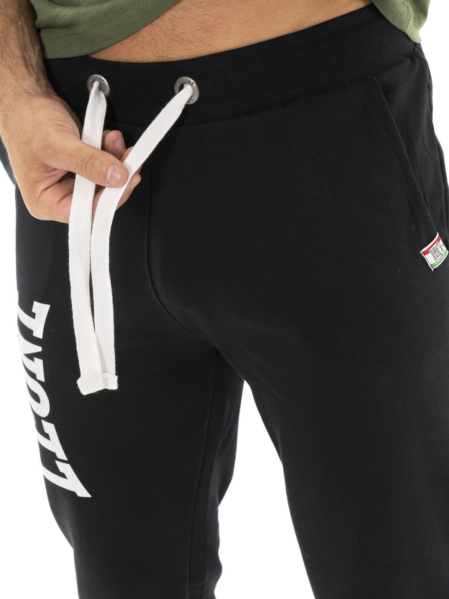 Pantalon de sports d'hiver pour hommes avec revers et grand logo "Basic" 3/5