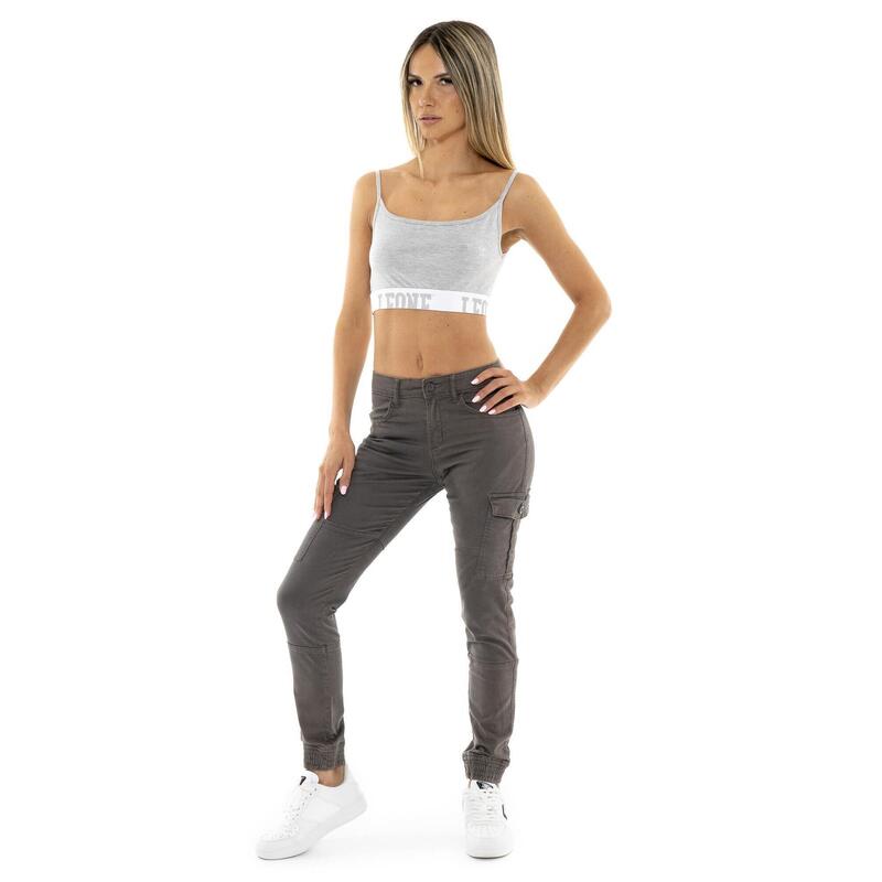 Pantalon cargo femme "Black Ring"