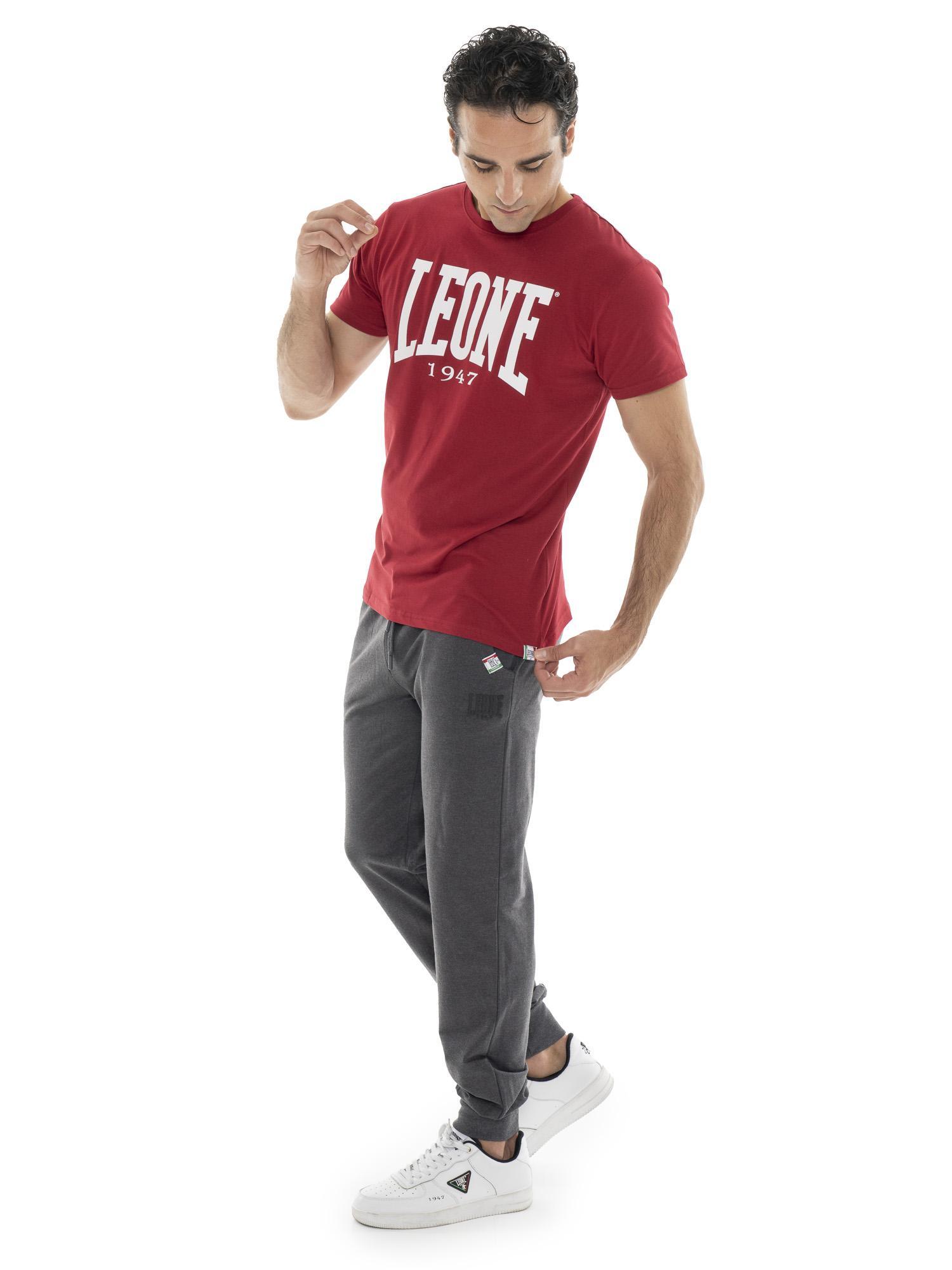Pantalone sportivo invernale da uomo con polsino con logo piccolo "Basic" 5/5