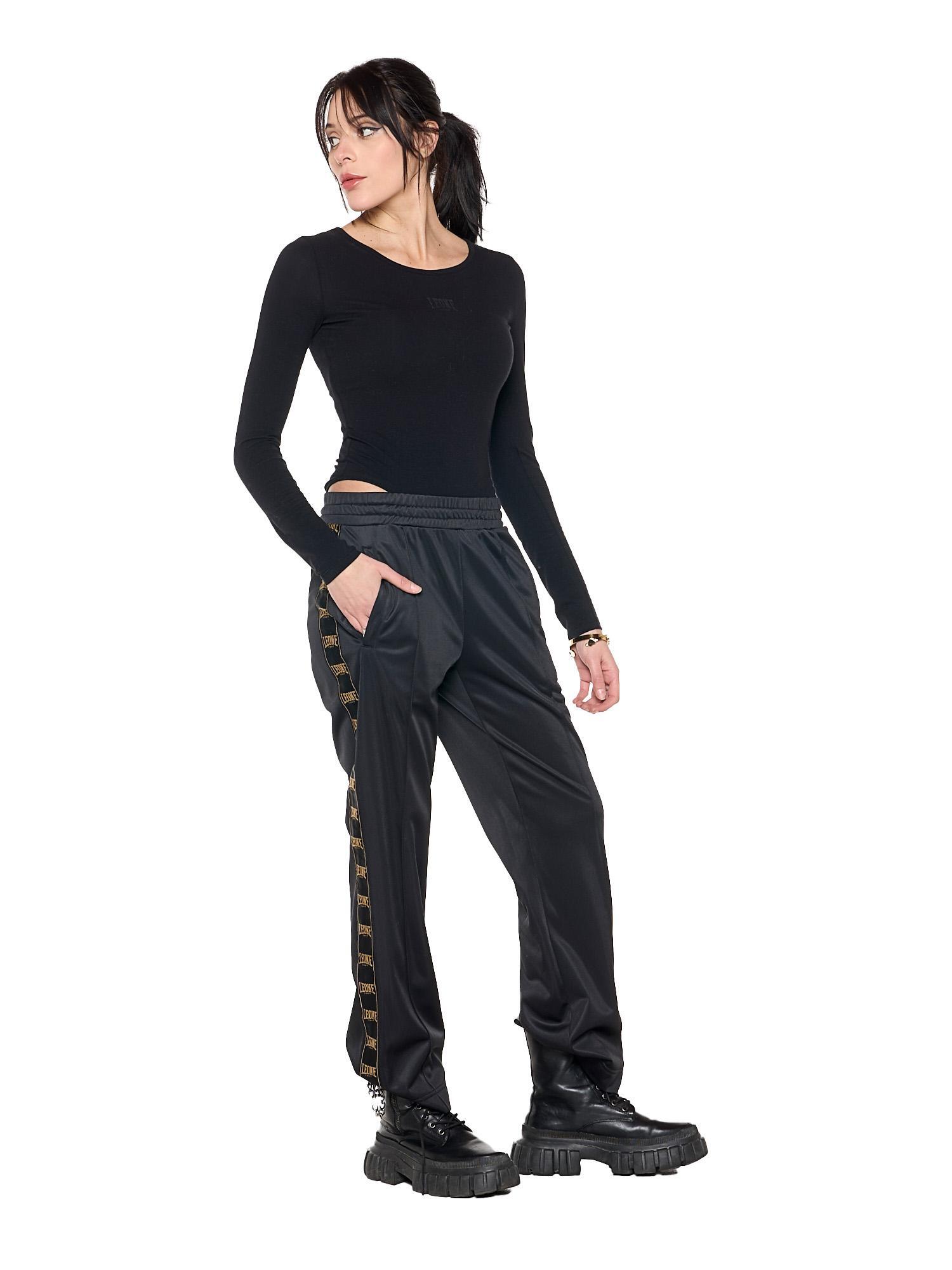 Pantalone sportivo da donna invernale con bande verticali "Authentic Gold" 3/5