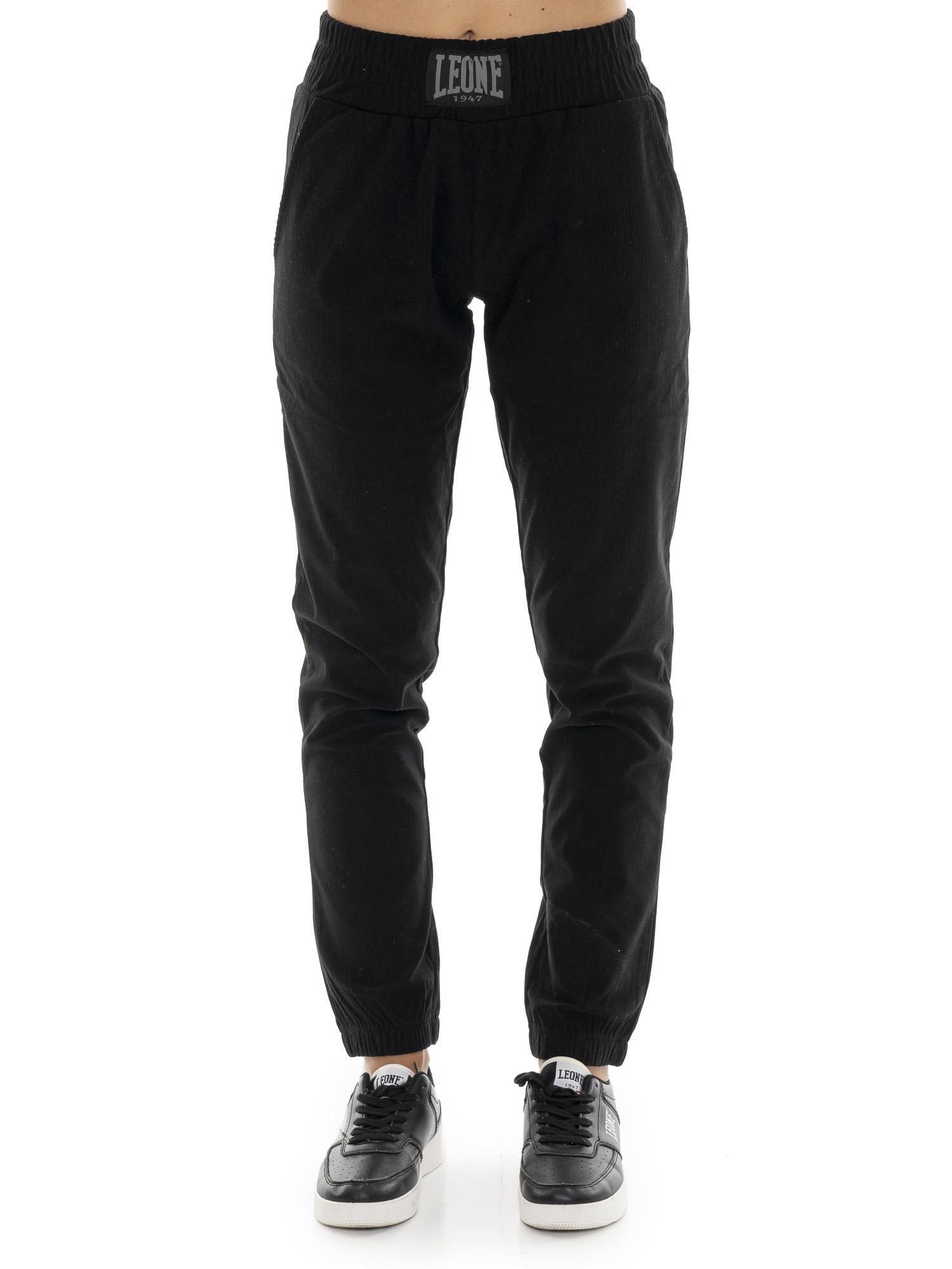 Pantalone da donna invernale a righe in velluto "Pearl" 6/7