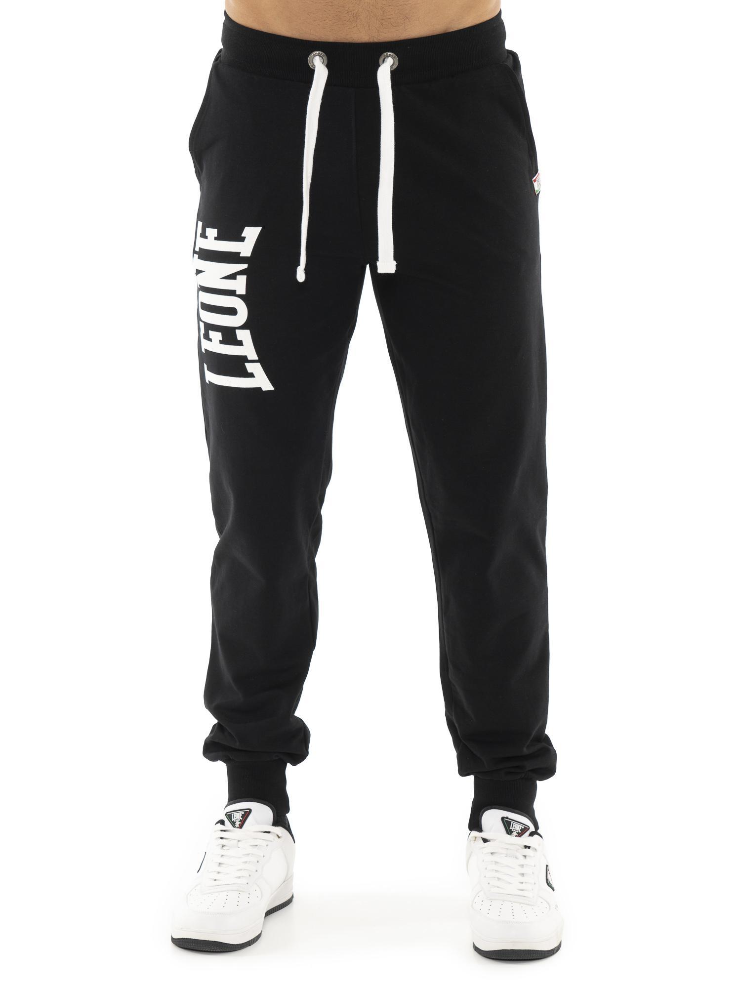 Pantalon de sports d'hiver pour hommes avec revers et grand logo "Basic" 1/5