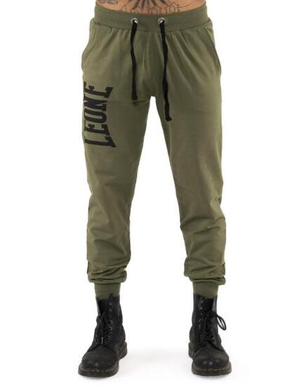 Pantalon de sports d'hiver pour hommes avec revers et grand logo "Basic