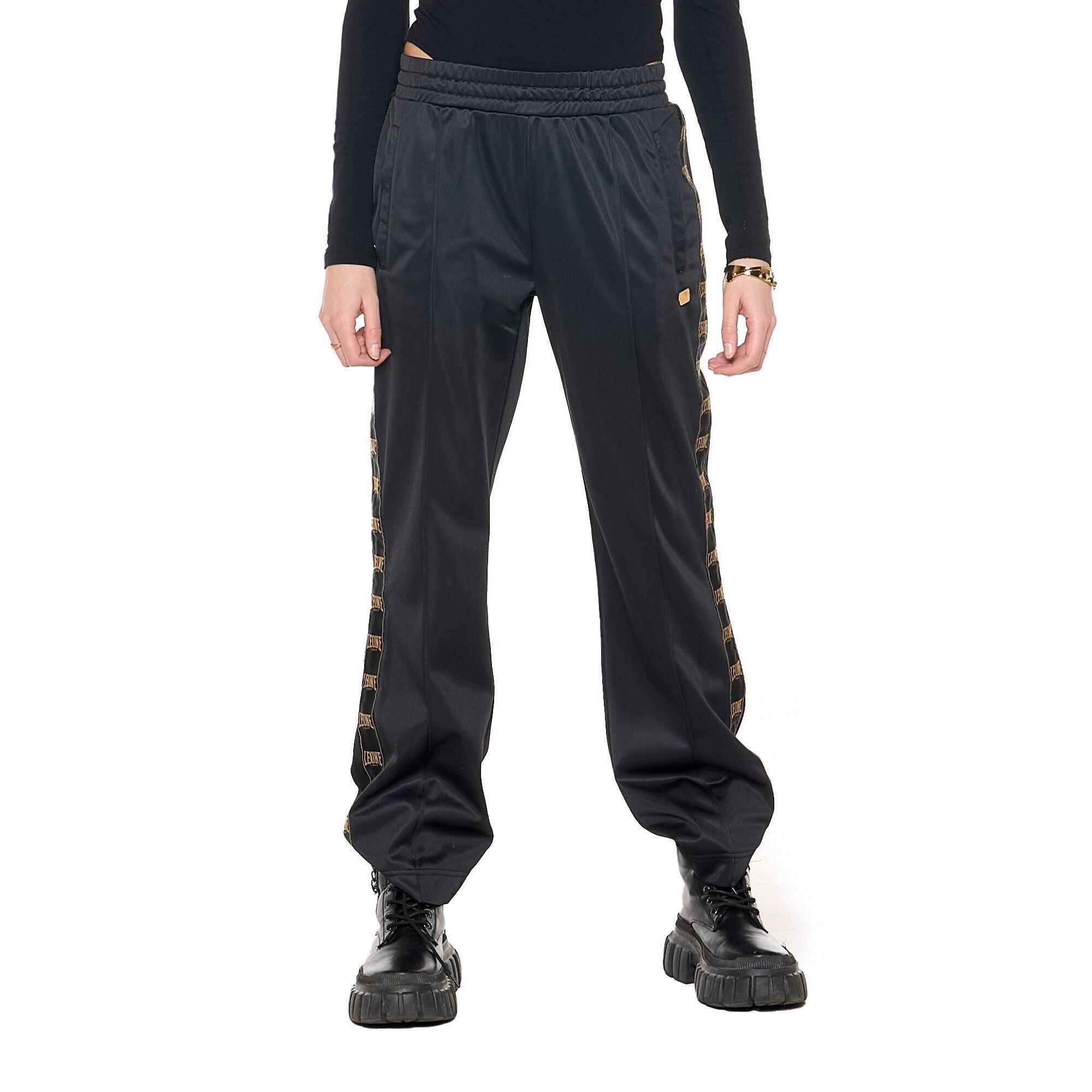 Leone 1947 Apparel - Pantalon De Sport Femme Hiver À Bandes Verticales "authentic Gold" - Pantalons - Noir - 48 Xl - Decathlon