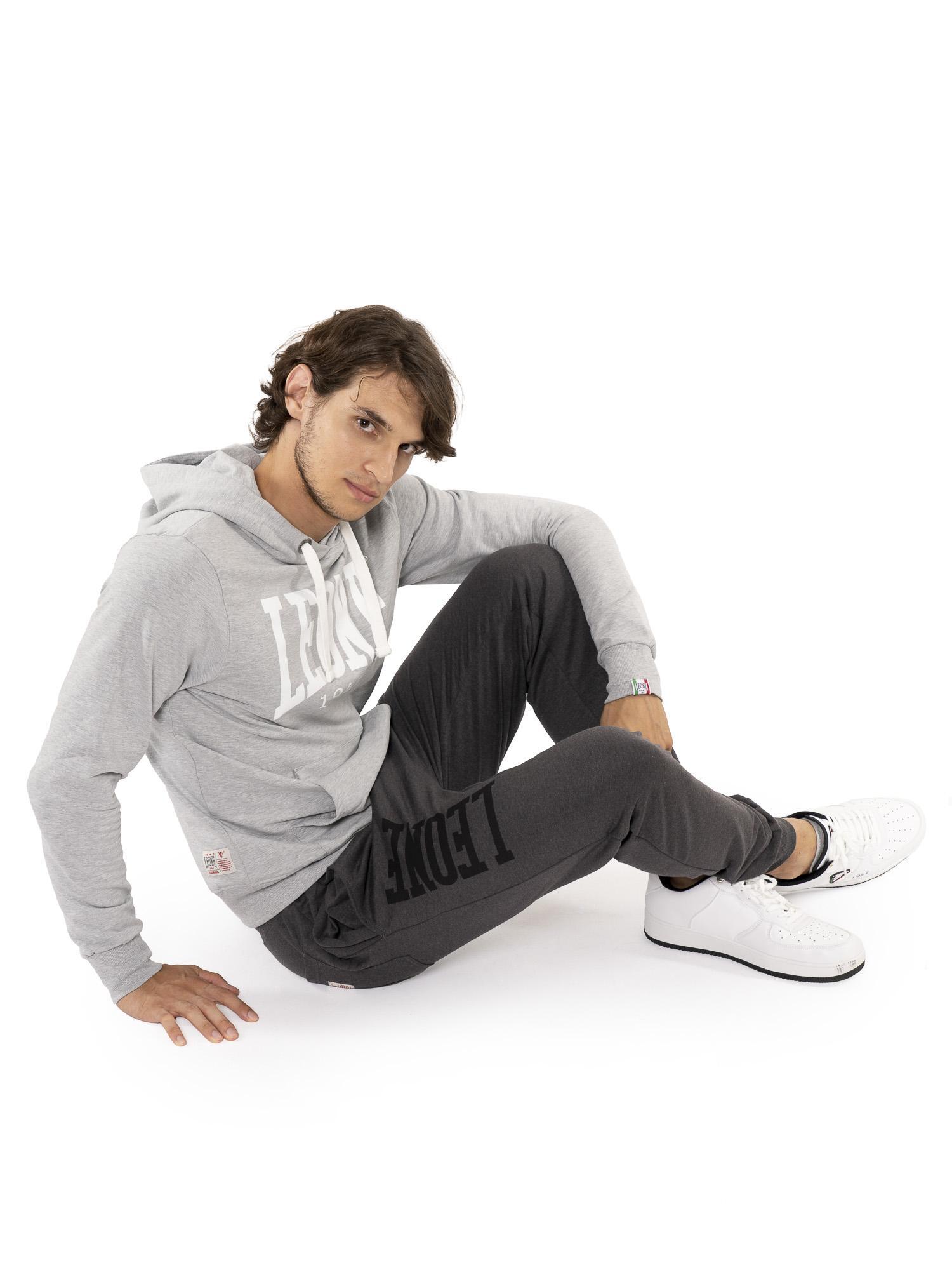 Pantalón de deporte de invierno para hombre con puño y gran logo "Basic" 5/5
