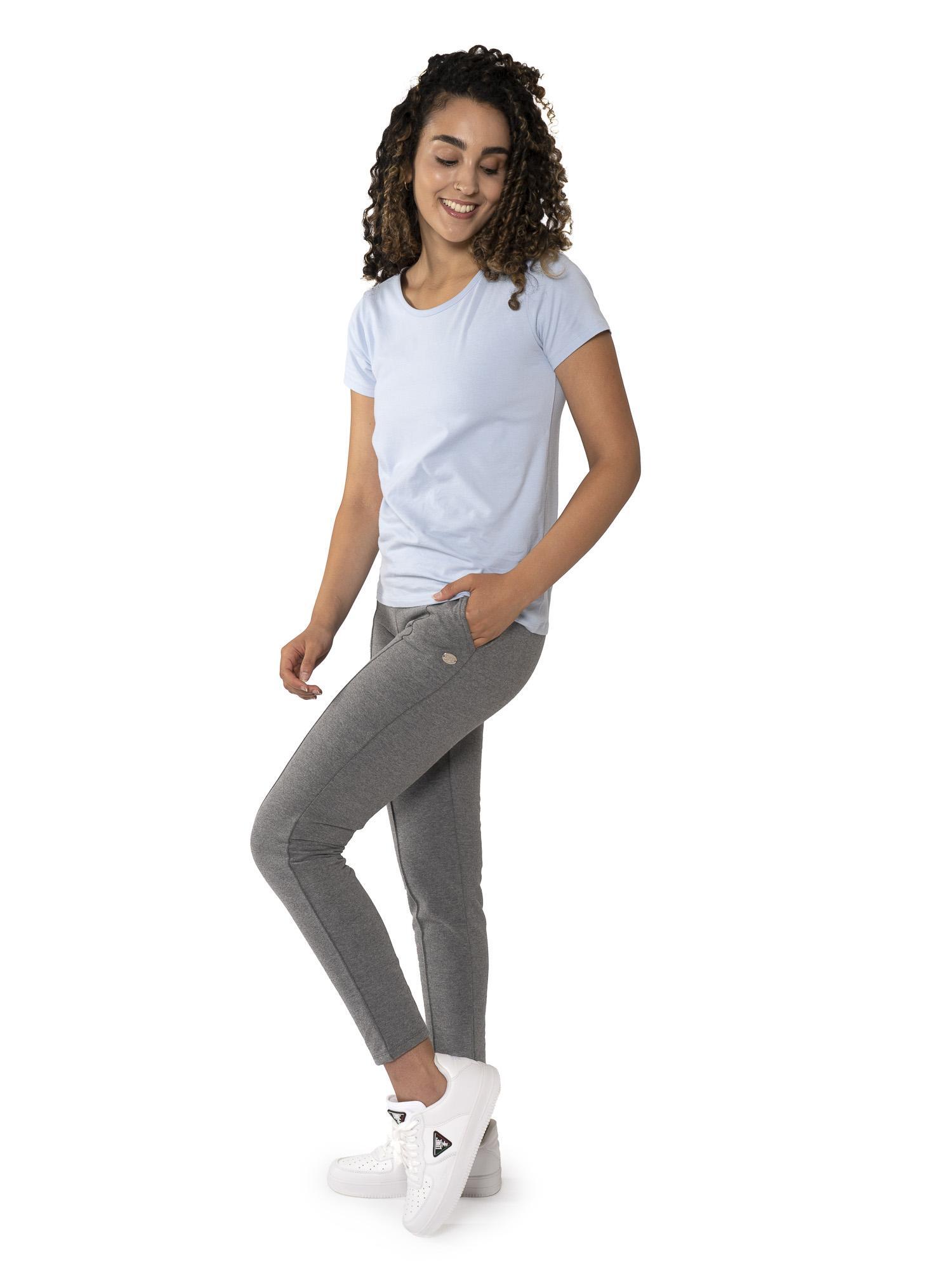 Pantalone invernale donna fondo dritto con pieghe Leone 1947 Never Without 5/7
