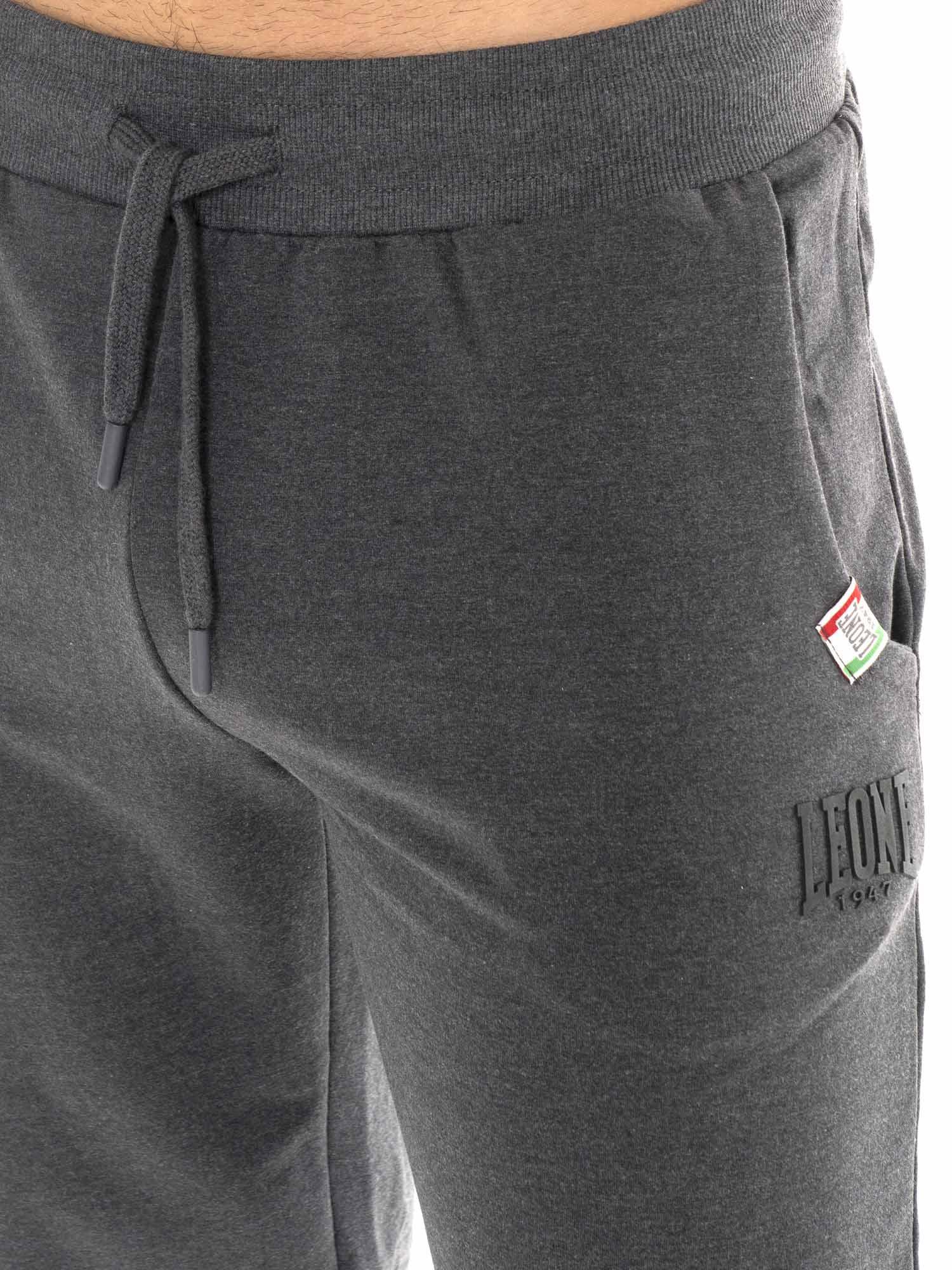Pantalone sportivo invernale da uomo con polsino con logo piccolo "Basic" 3/5