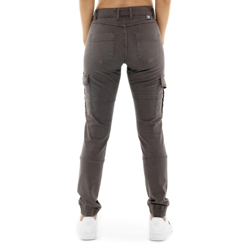Pantalon cargo femme "Black Ring"