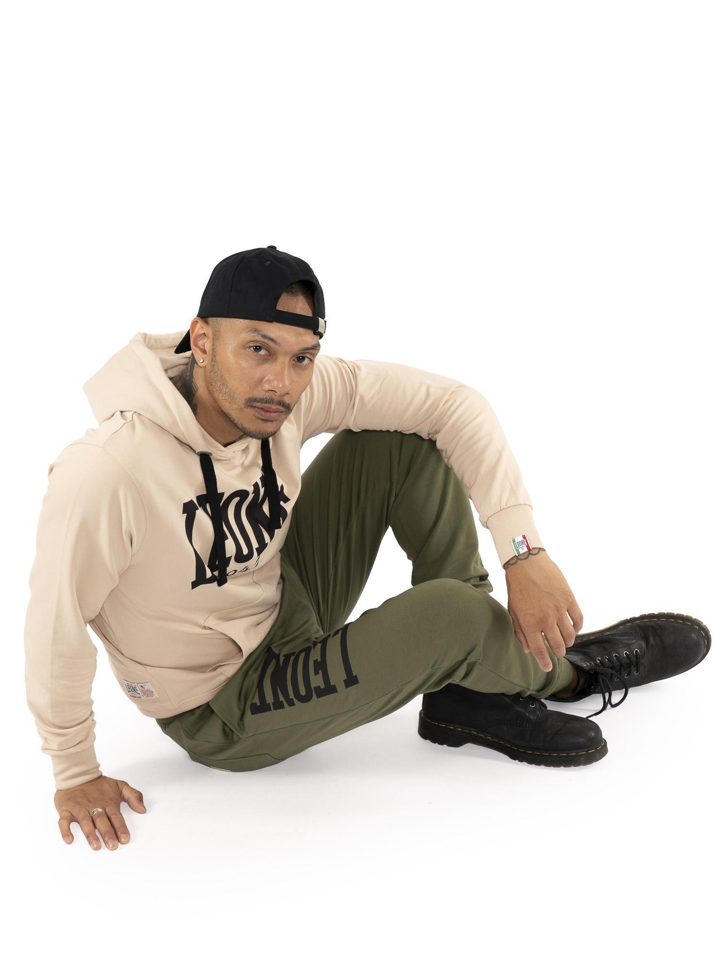 Pantalon de sports d'hiver pour hommes avec revers et grand logo "Basic" 5/5