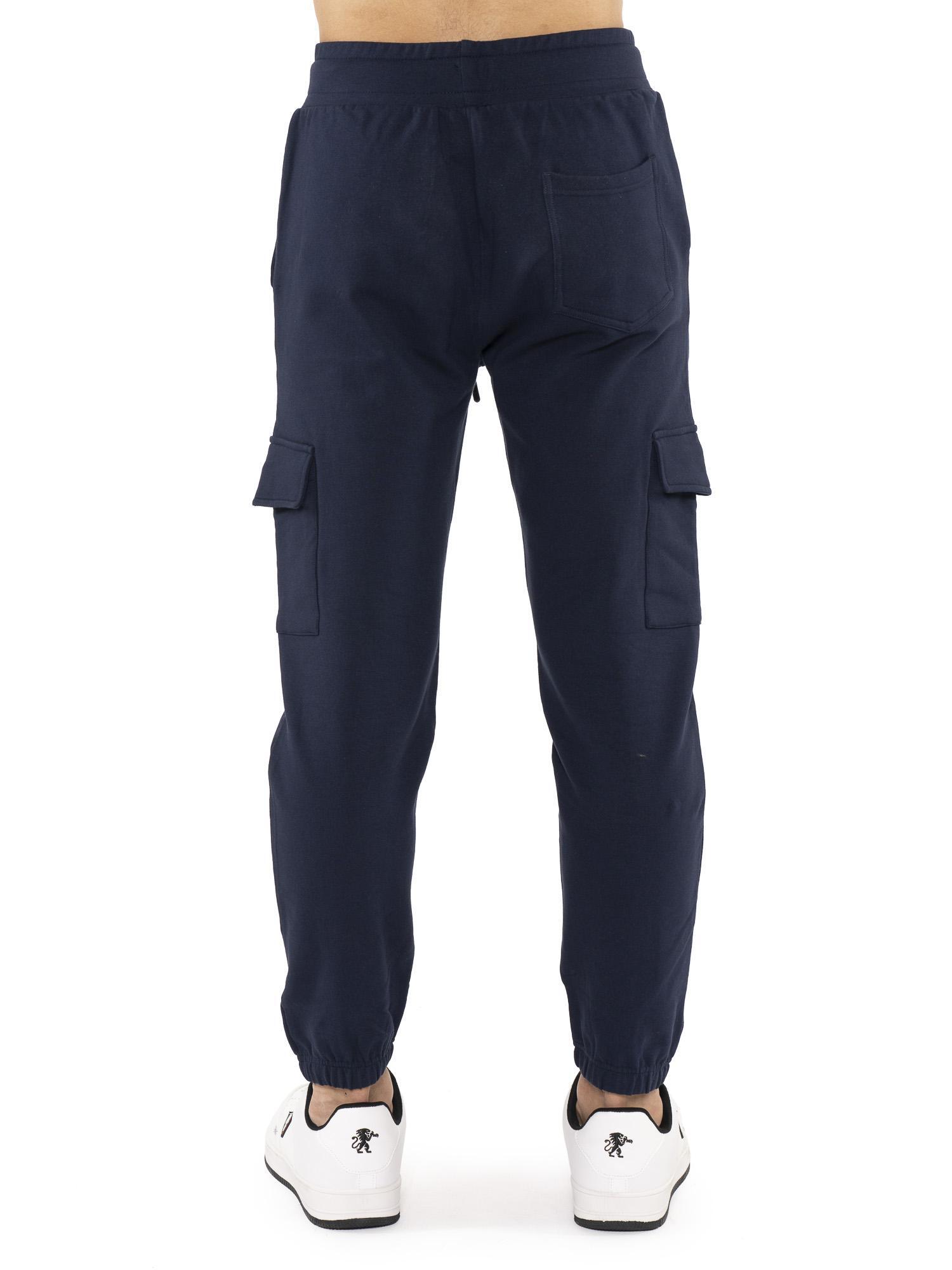 Pantalón cargo de hombre con pequeño logo "Basic" 4/6