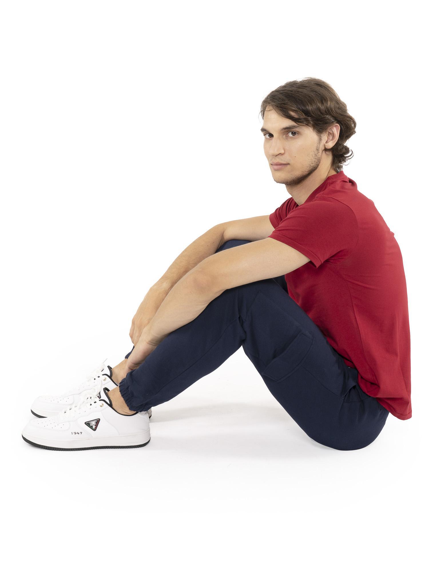 Pantalón cargo de hombre con pequeño logo "Basic" 5/6