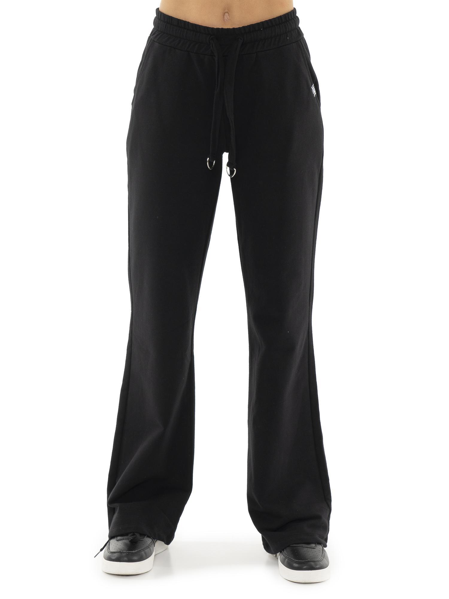 LEONE 1947 APPAREL Losse dameswinterbroek "Black Ring".
