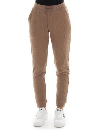 Pantalon côtelé femme hiver avec poignets "Relaxed