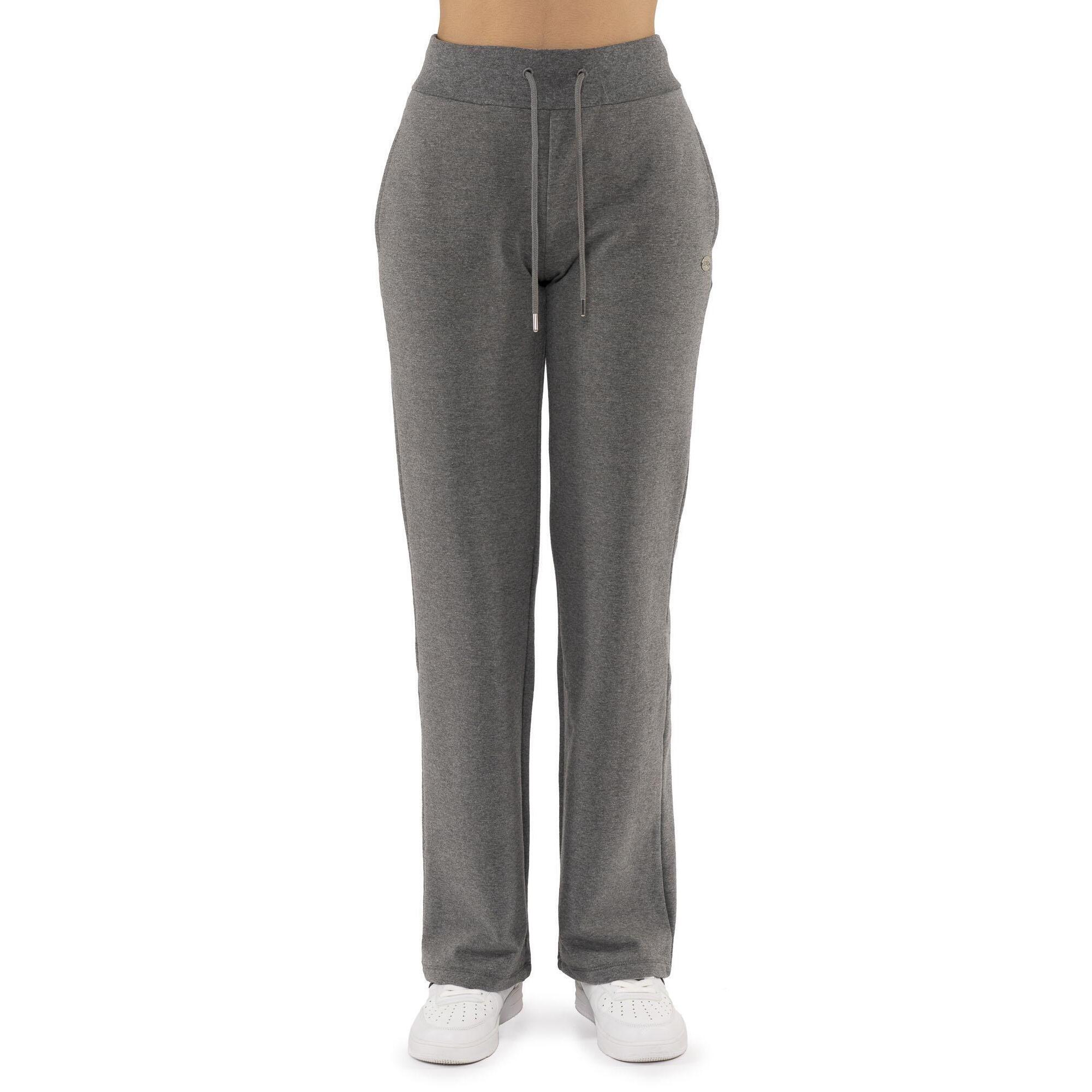 Leone 1947 Apparel - Pantalon De Survêtement Palazzo D'Hiver Pour Femme "never Without" - Pantalons - Gris - Decathlon